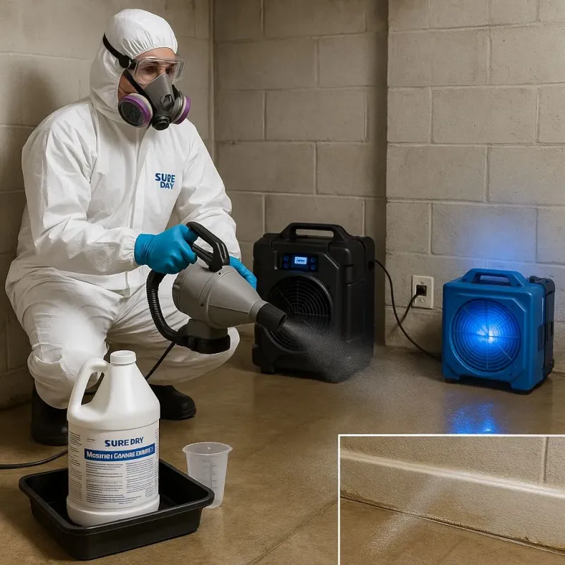 Sanitization and Odor Removal process in Marshall County, MS