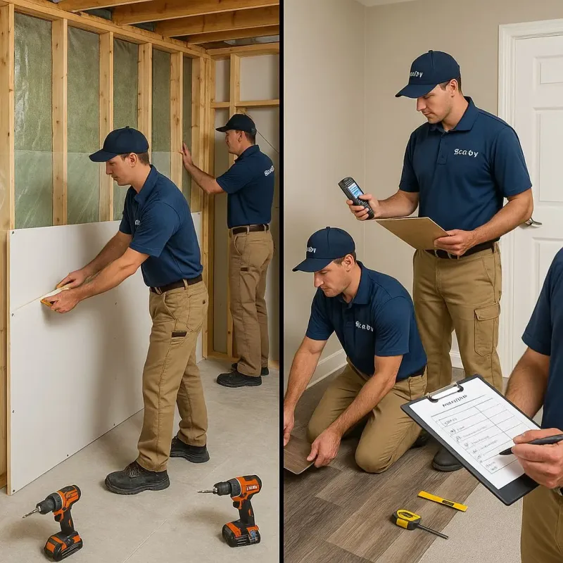 Repairs and Reconstruction process in Marshall County, MS