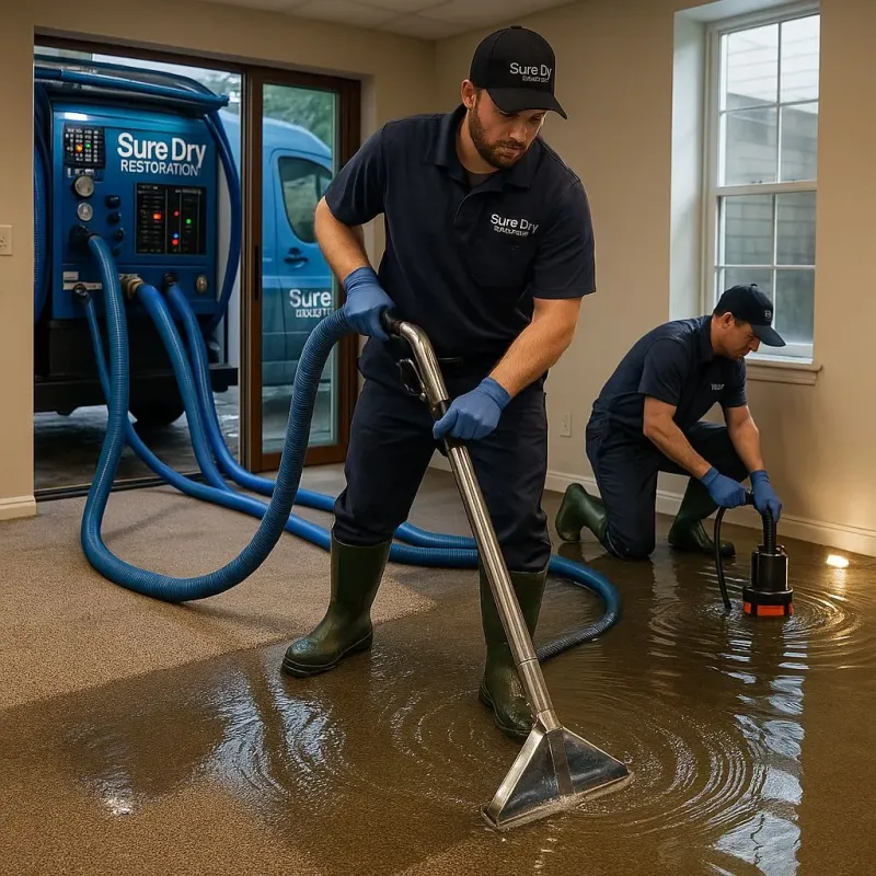 Water Extraction and Removal process in Marshall County, MS